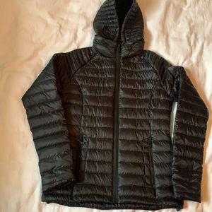 Pajar 🇨🇦 Synthetic down black packable puffer jacket zip off hood EUC